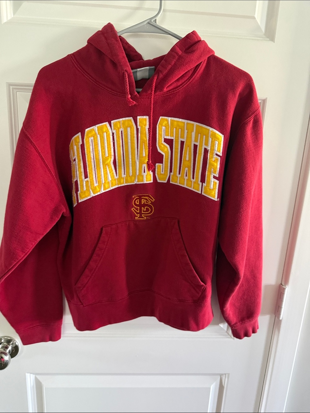 J. America Red Hoodie Yellow FLORIDA STATE S SMALL SWEATSHIRT FS FL UNISEX